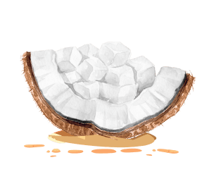 Made with real nata de coco pieces